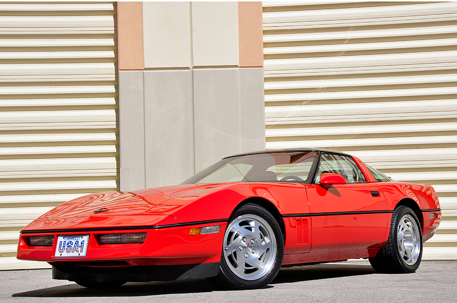 1990 Corvette ZR-1 in Bright Red