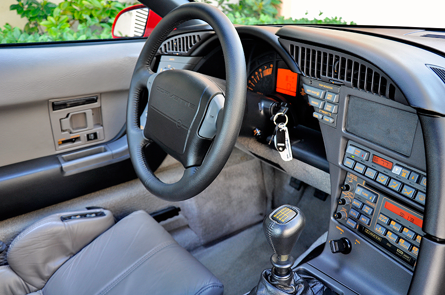 1990 Corvette ZR-1 in Bright Red