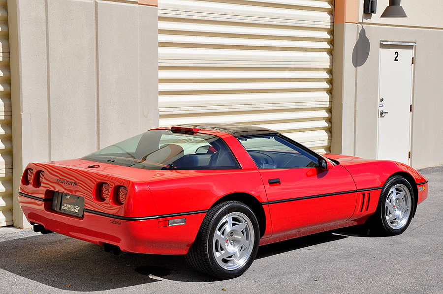 1990 Corvette ZR-1 in Bright Red