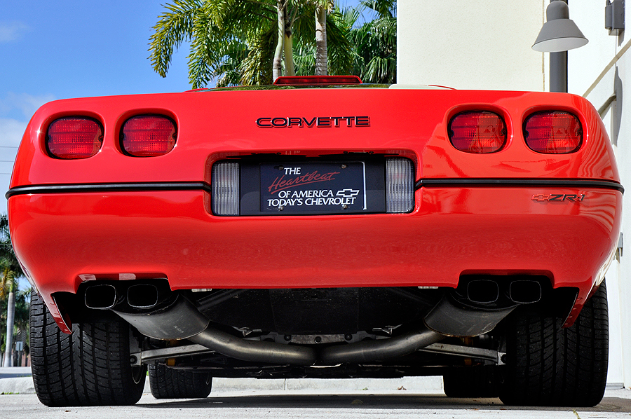 1990 Corvette ZR-1 in Bright Red