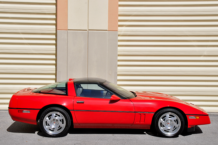 1990 Corvette ZR-1 in Bright Red
