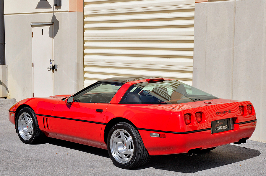 1990 Corvette ZR-1 in Bright Red