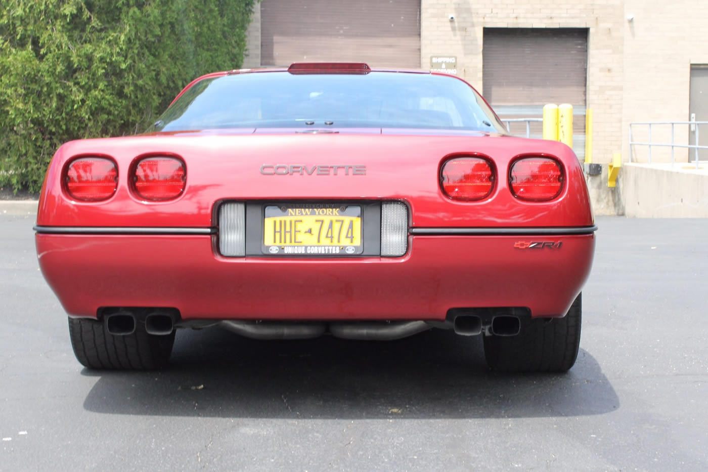 1990 Corvette ZR-1 in Dark Red Metallic