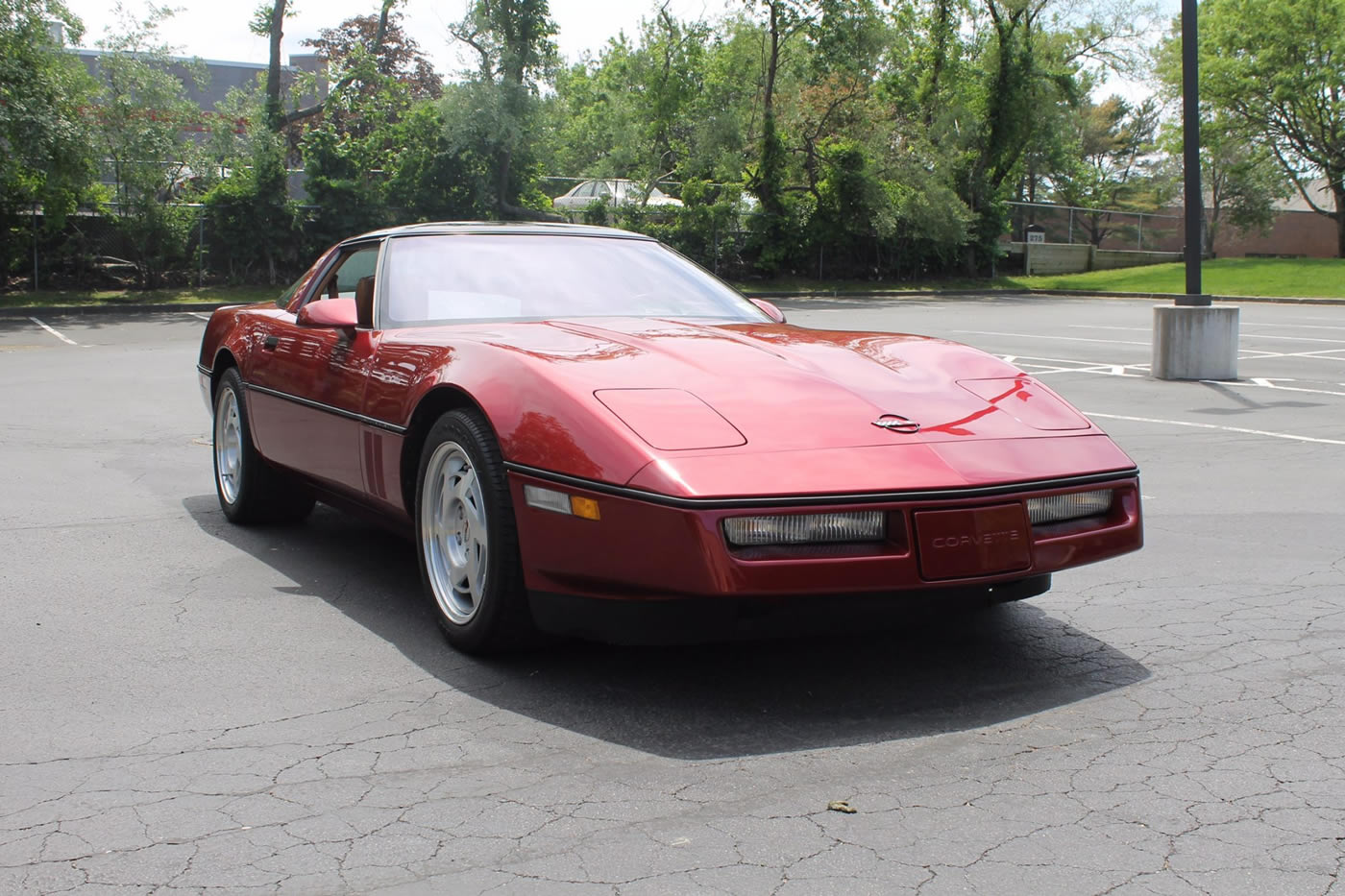 1990 Corvette ZR-1 in Dark Red Metallic