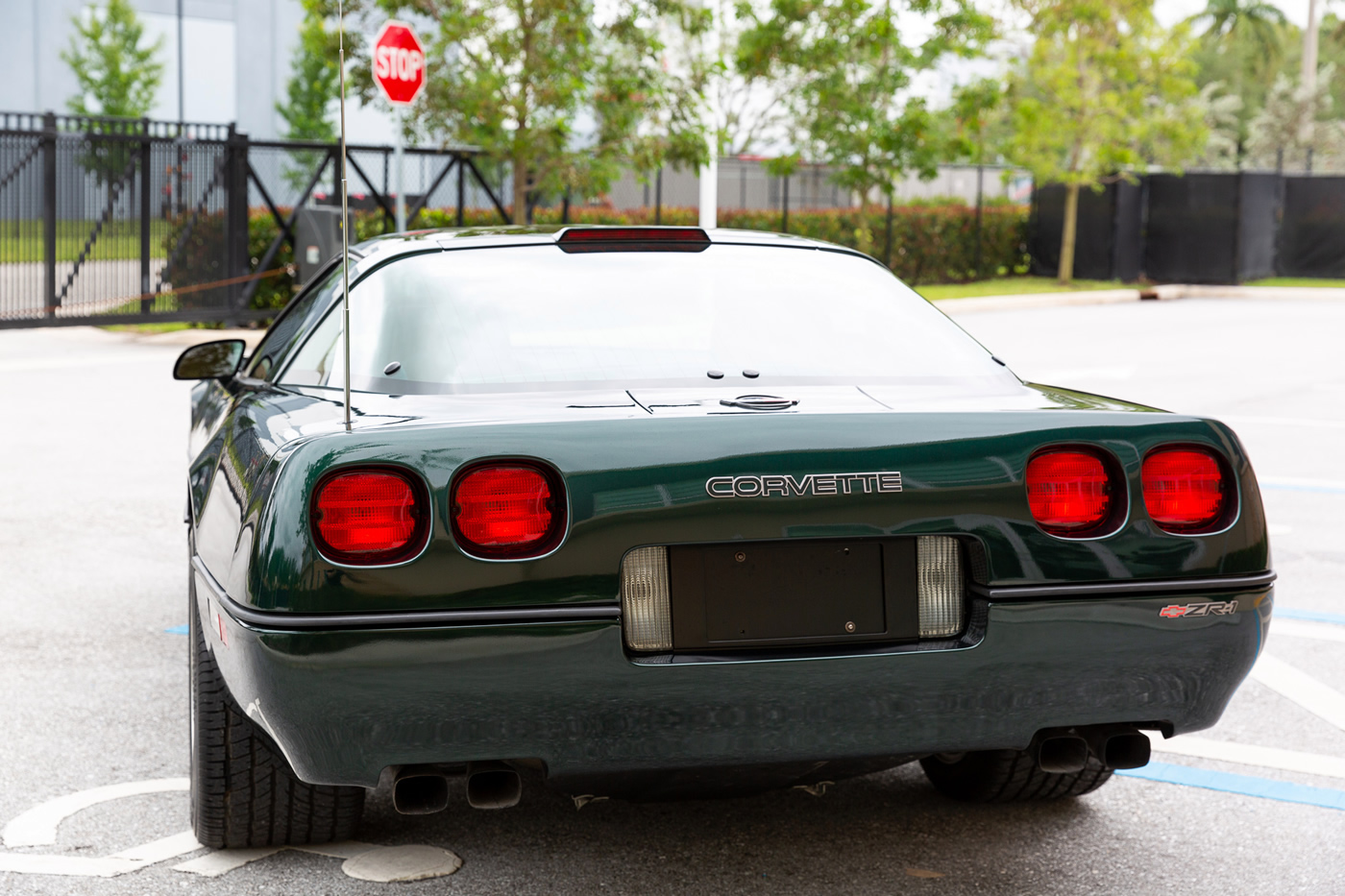 1990 Corvette ZR-1 in Polo Green Metallic with Saddle Interior