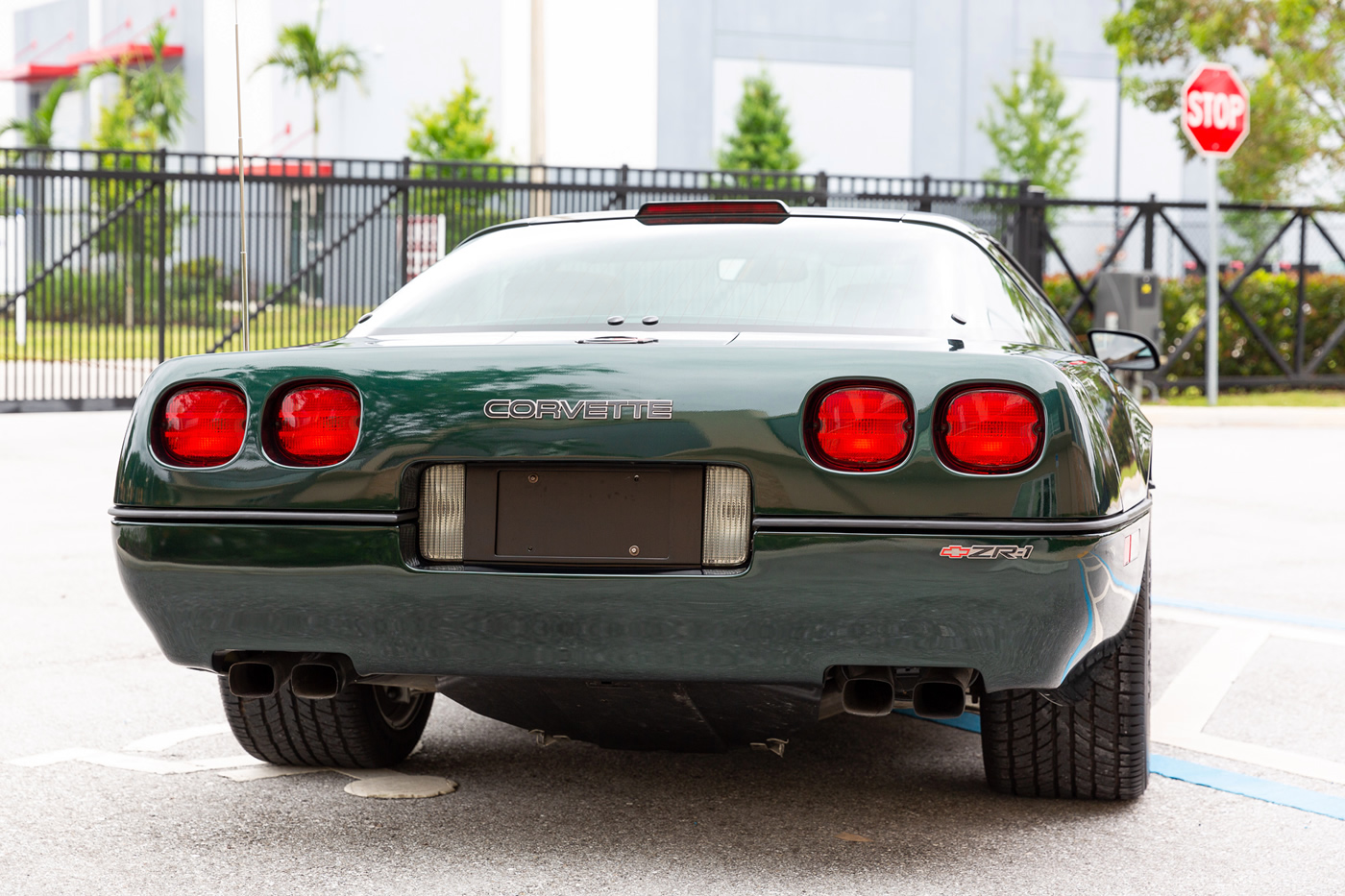 1990 Corvette ZR-1 in Polo Green Metallic with Saddle Interior
