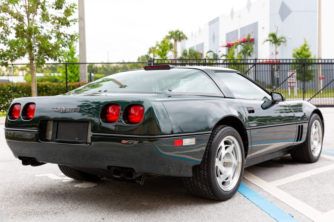 1990 Corvette ZR-1 in Polo Green Metallic with Saddle Interior