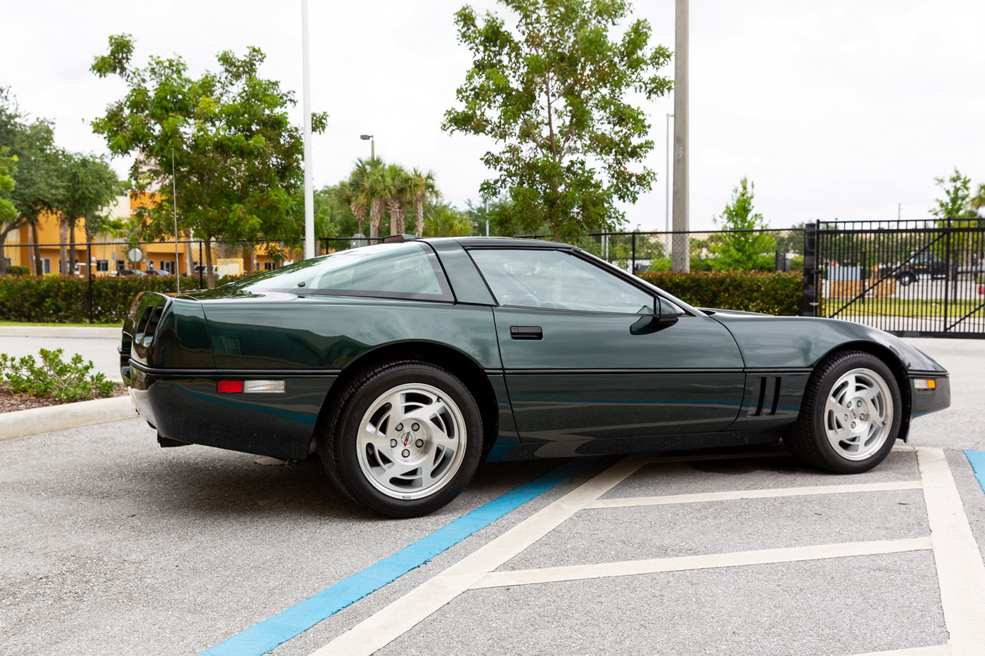 1990 Corvette ZR-1 in Polo Green Metallic with Saddle Interior