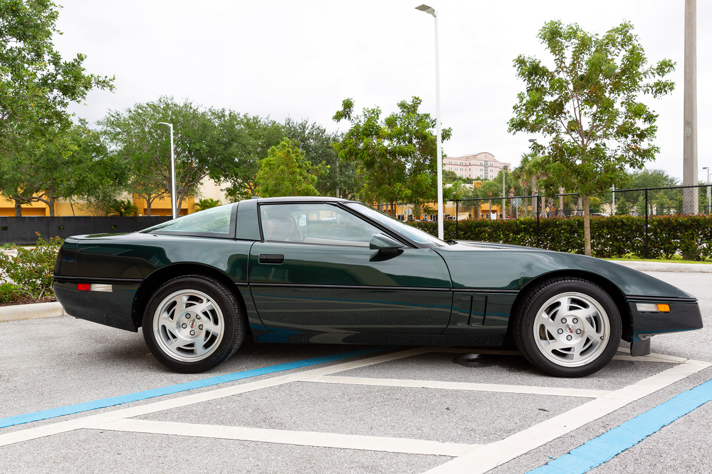 1990 Corvette ZR-1 in Polo Green Metallic with Saddle Interior