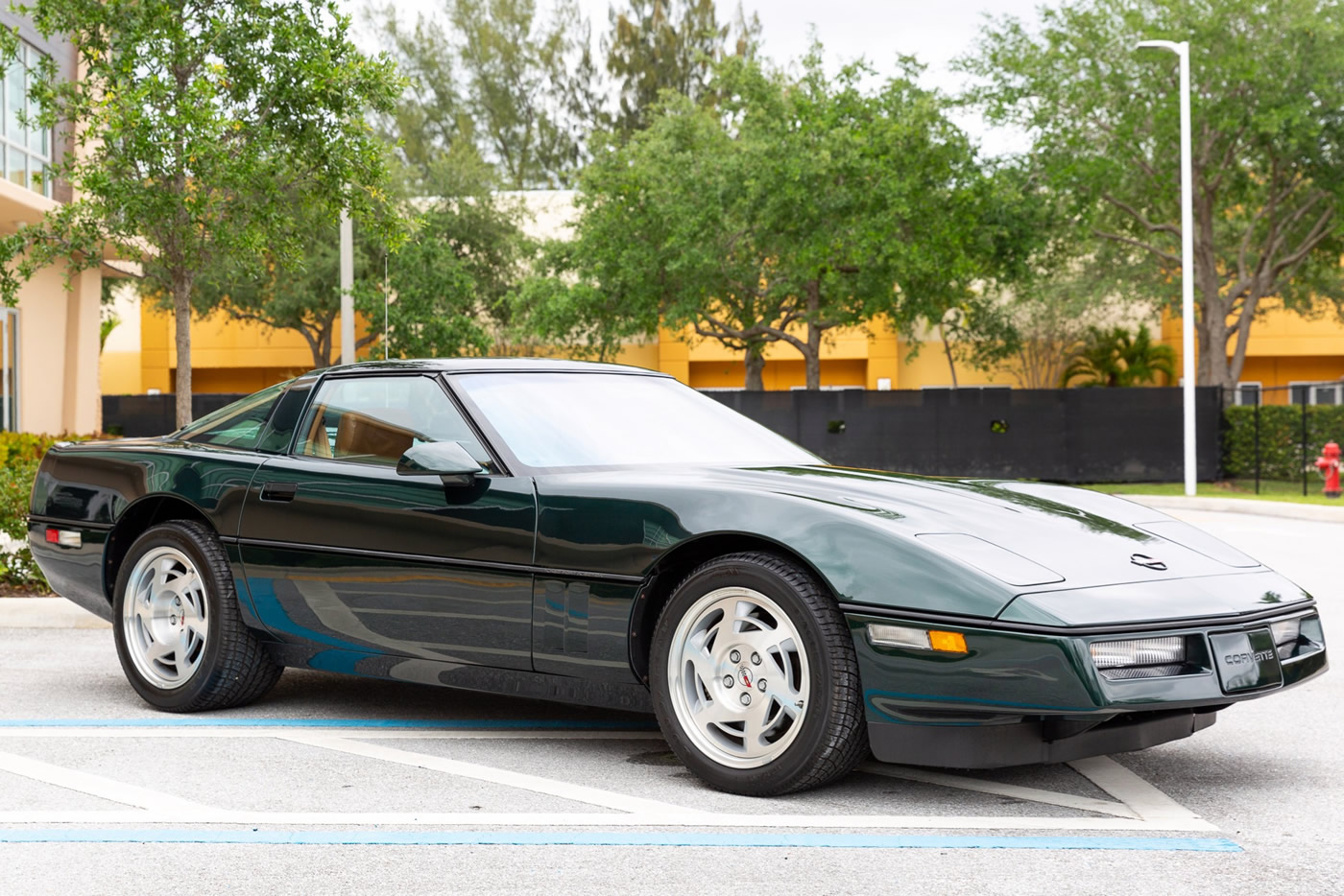 1990 Corvette ZR-1 in Polo Green Metallic with Saddle Interior