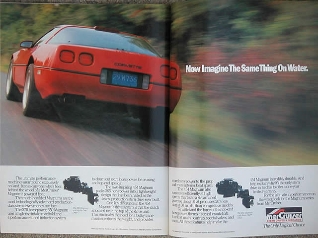 1990 ZR-1 Corvette Advertisement