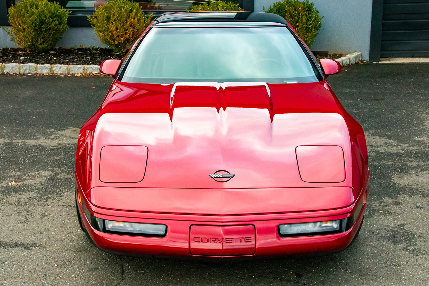 1991 Corvette Coupe in Dark Red Metallic
