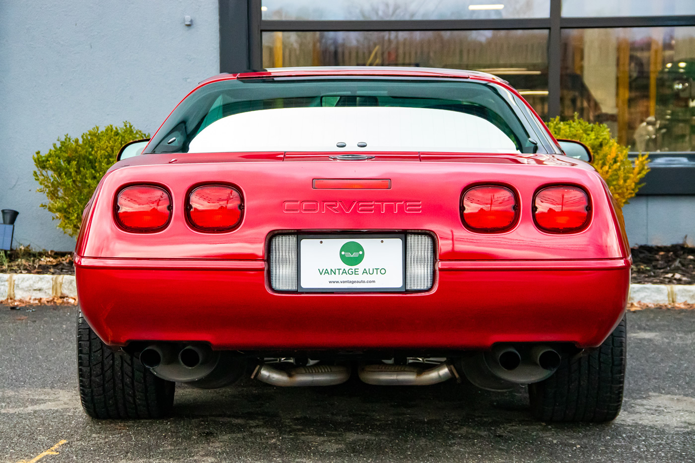 1991 Corvette Coupe in Dark Red Metallic