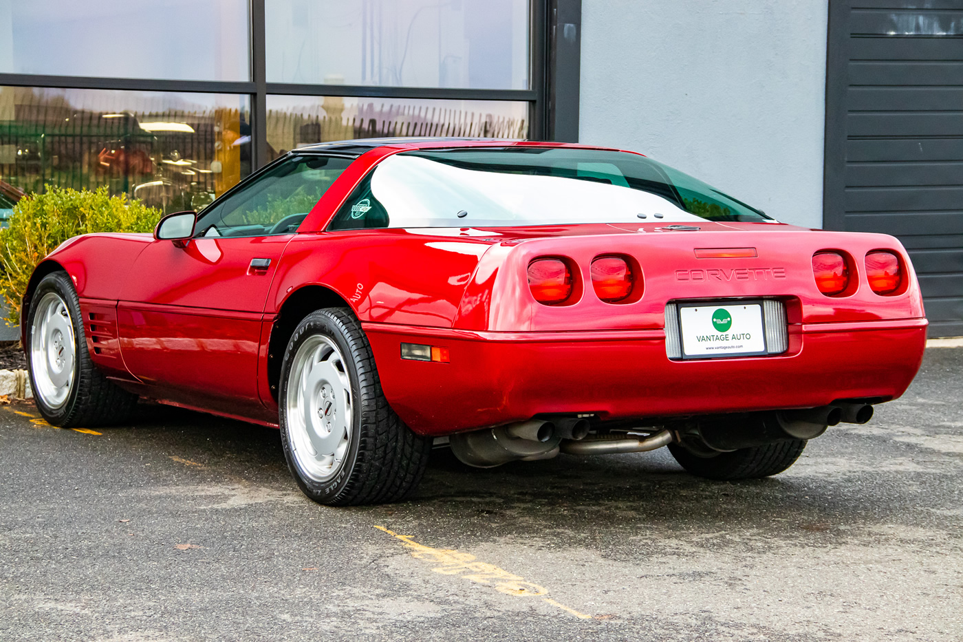 1991 Corvette Coupe in Dark Red Metallic