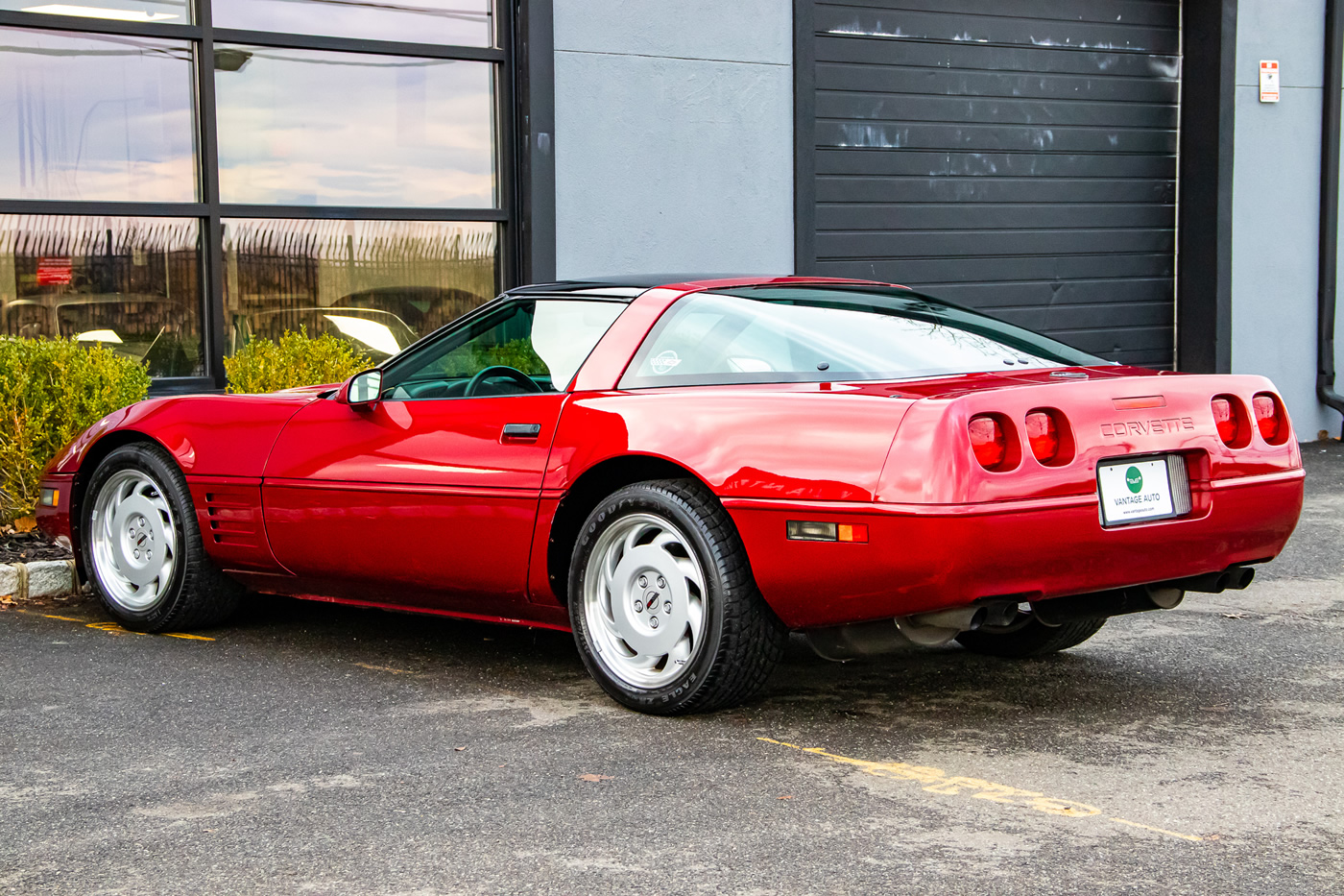 1991 Corvette Coupe in Dark Red Metallic