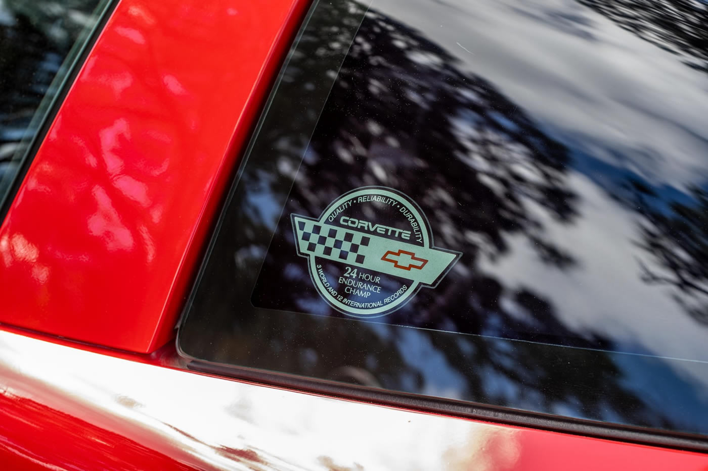 1991 Corvette ZR-1 in Bright Red Over Gray Leather