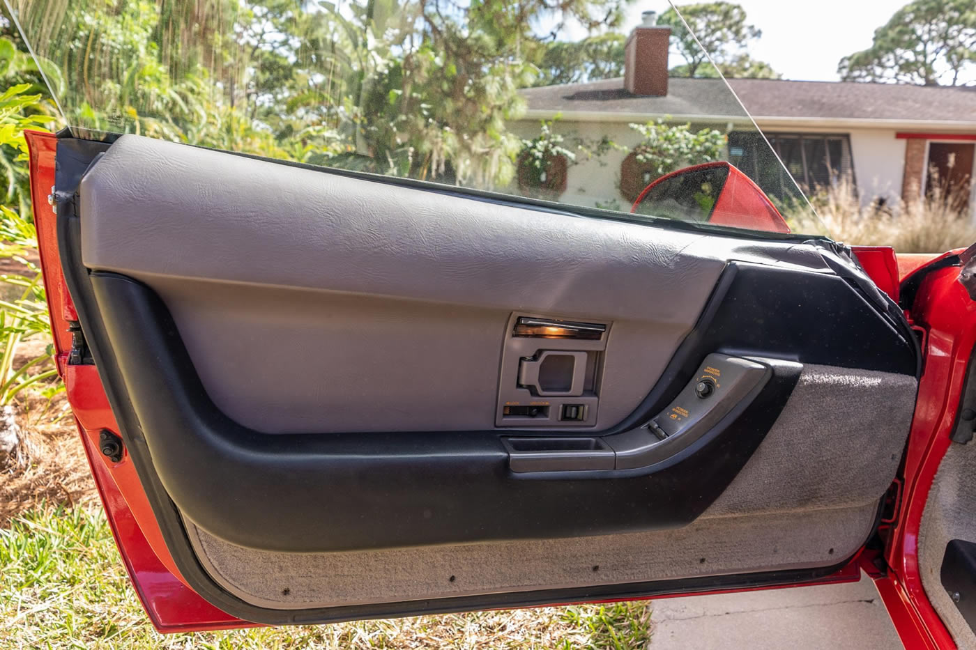 1991 Corvette ZR-1 in Bright Red Over Gray Leather