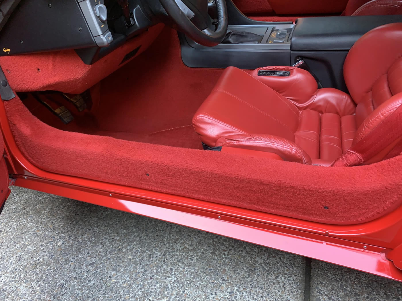 1991 Corvette ZR-1 in Bright Red