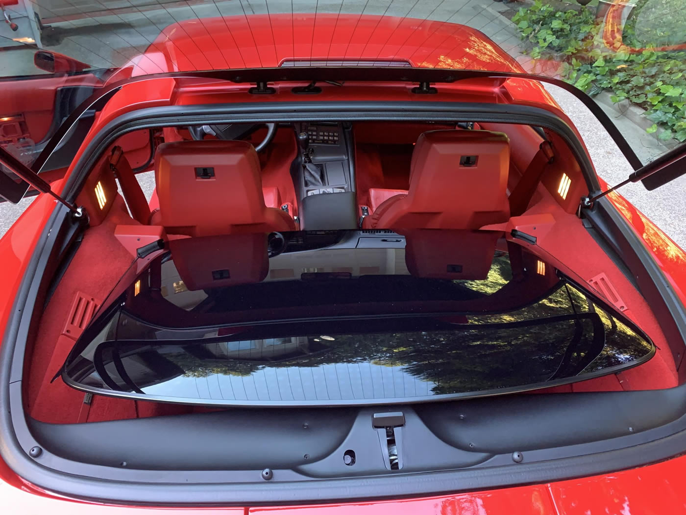 1991 Corvette ZR-1 in Bright Red