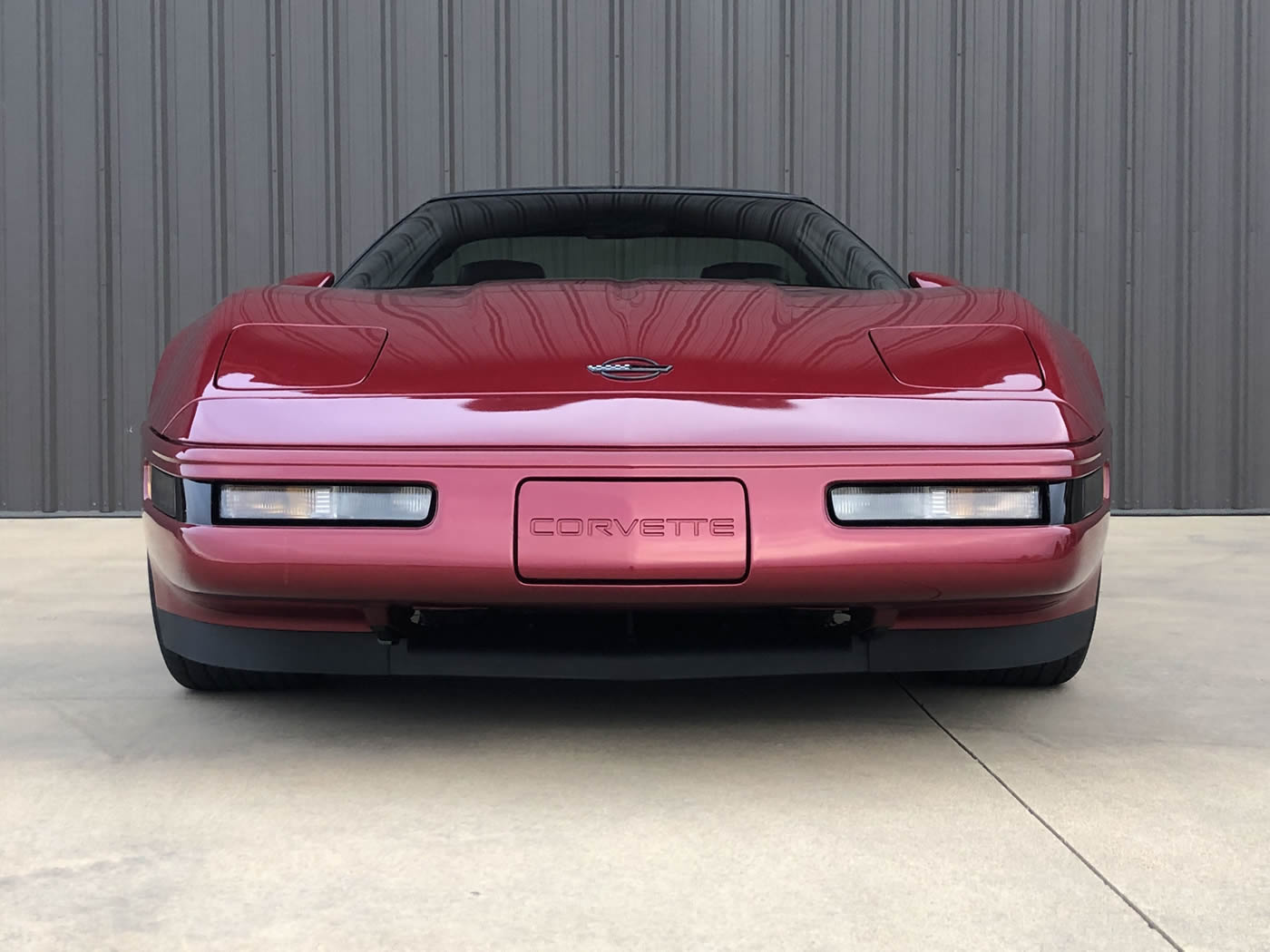 1991 Corvette ZR-1 in Dark Red Metallic