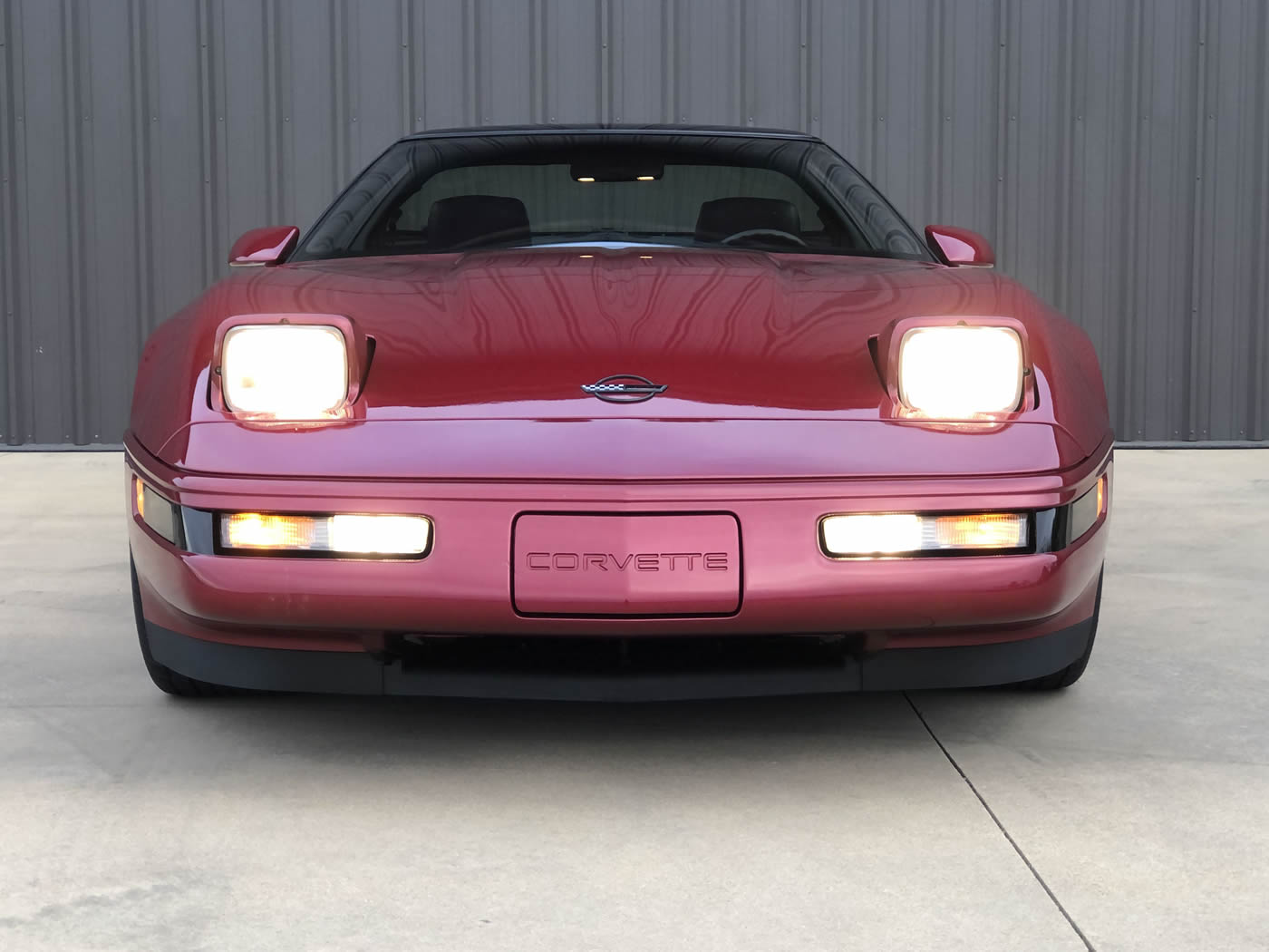 1991 Corvette ZR-1 in Dark Red Metallic