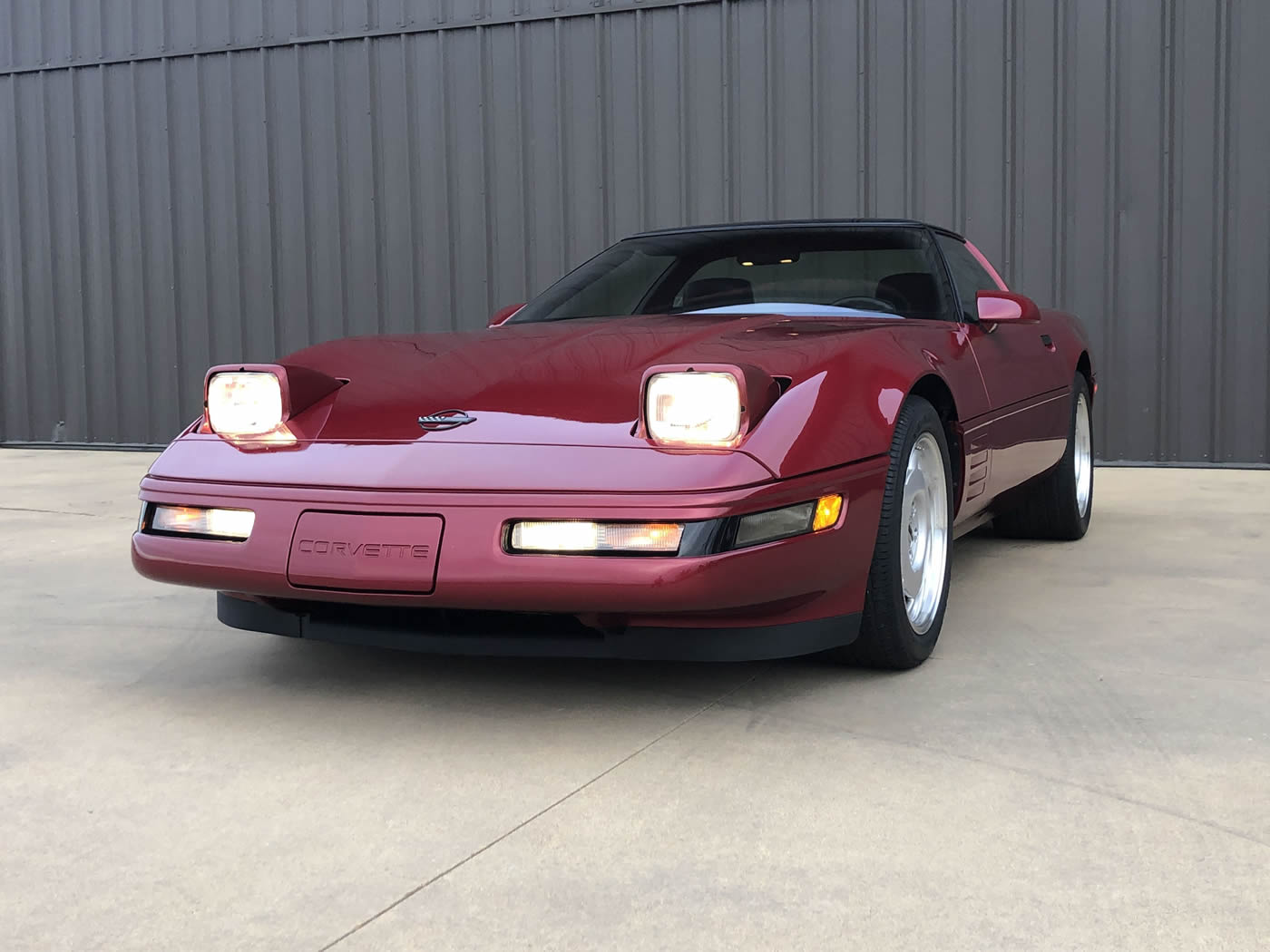 1991 Corvette ZR-1 in Dark Red Metallic