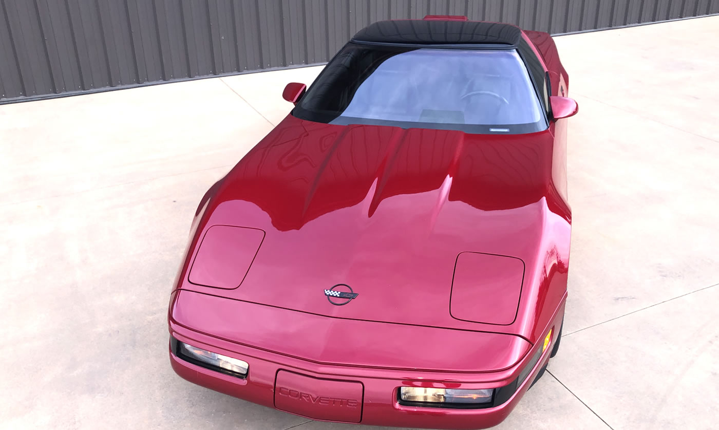 1991 Corvette ZR-1 in Dark Red Metallic