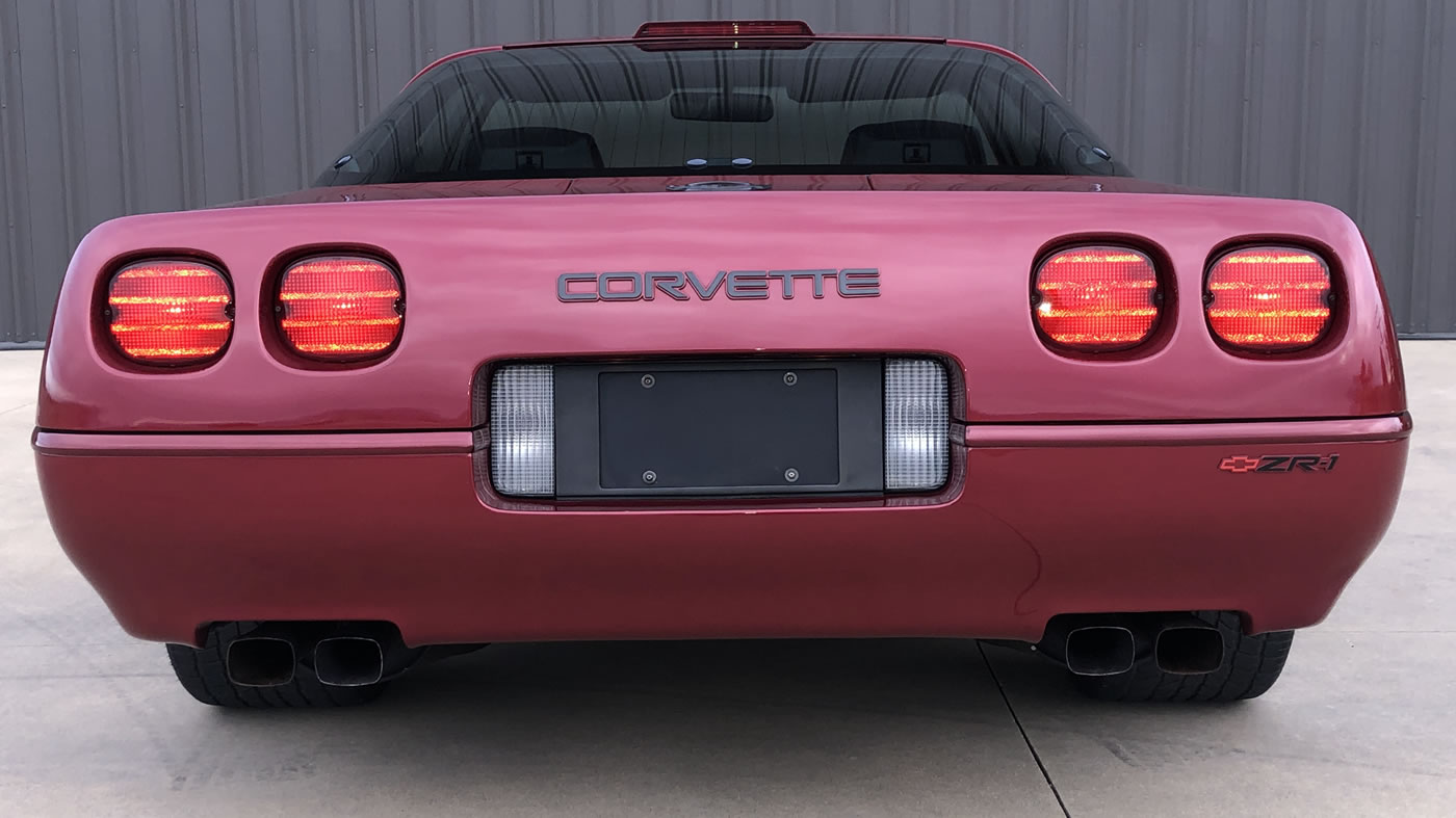 1991 Corvette ZR-1 in Dark Red Metallic