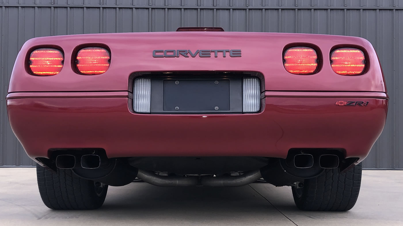 1991 Corvette ZR-1 in Dark Red Metallic