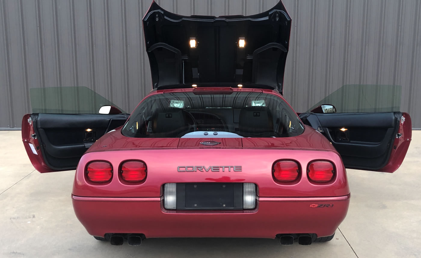 1991 Corvette ZR-1 in Dark Red Metallic