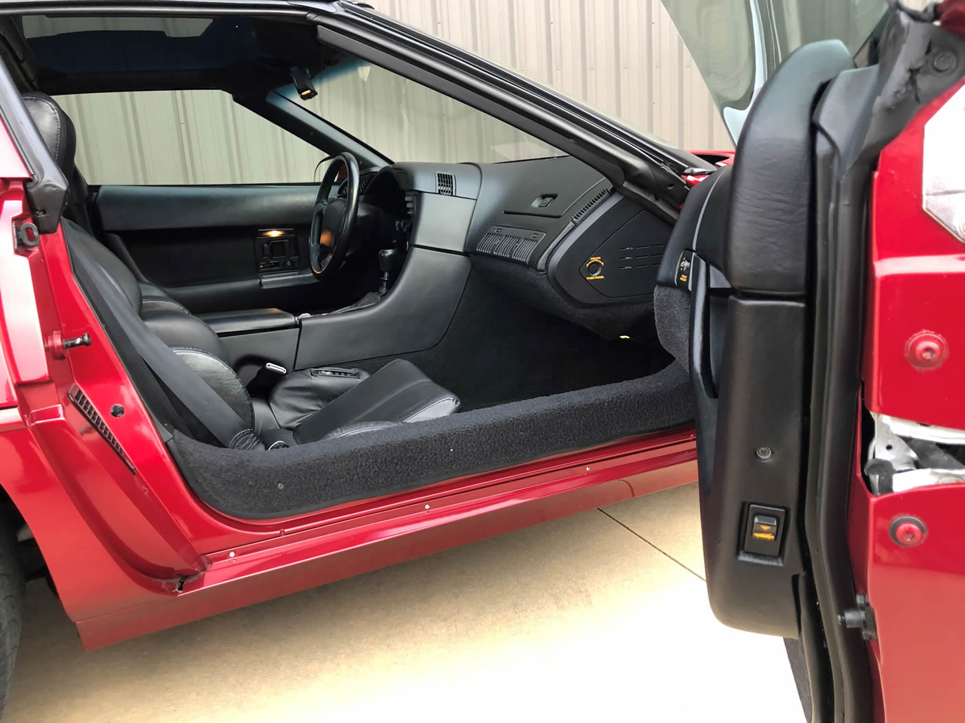 1991 Corvette ZR-1 in Dark Red Metallic