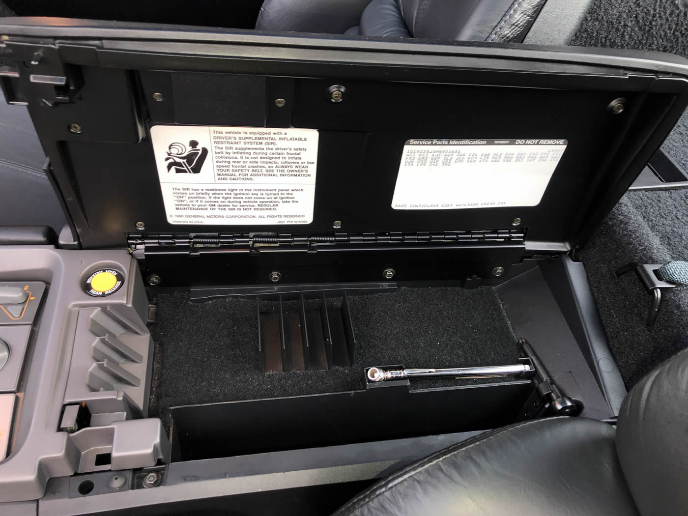 1991 Corvette ZR-1 in Dark Red Metallic