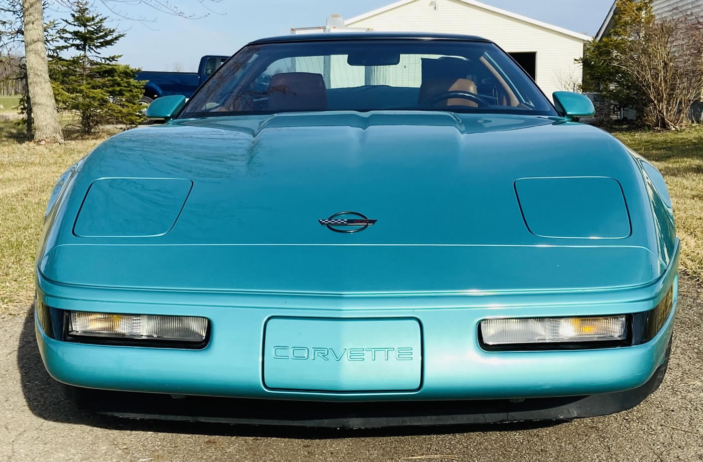 1991 Corvette ZR-1 in Turquoise Metallic