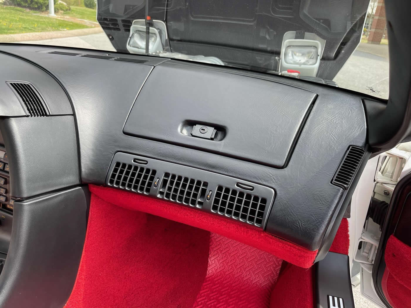 1991 Corvette ZR-1 in White with Red Interior