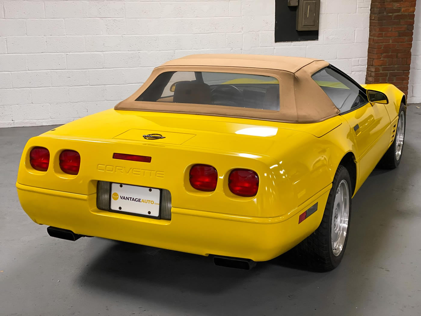 1992 Corvette Convertible 6-Speed in Yellow