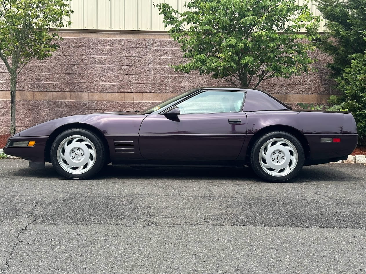 1992 Corvette Convertible in Black Rose Metallic