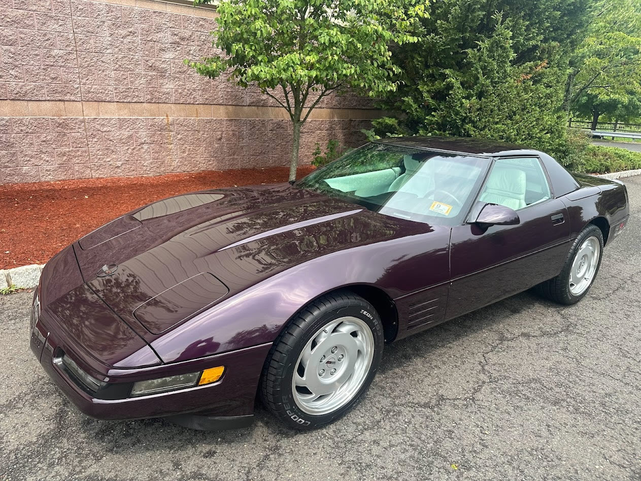 1992 Corvette Convertible in Black Rose Metallic