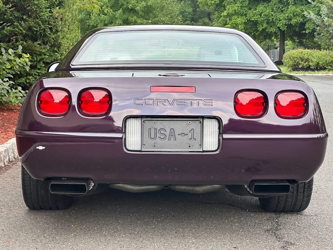 1992 Corvette Convertible in Black Rose Metallic