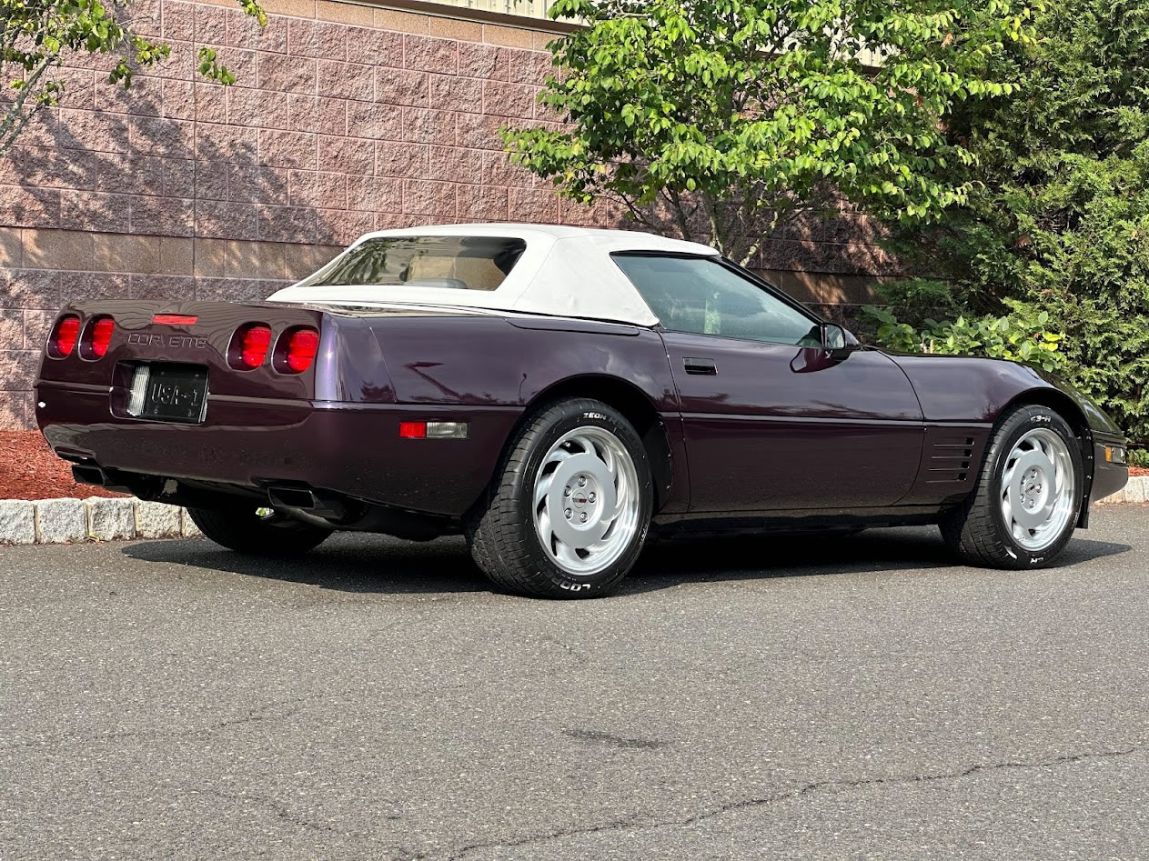 1992 Corvette Convertible in Black Rose Metallic