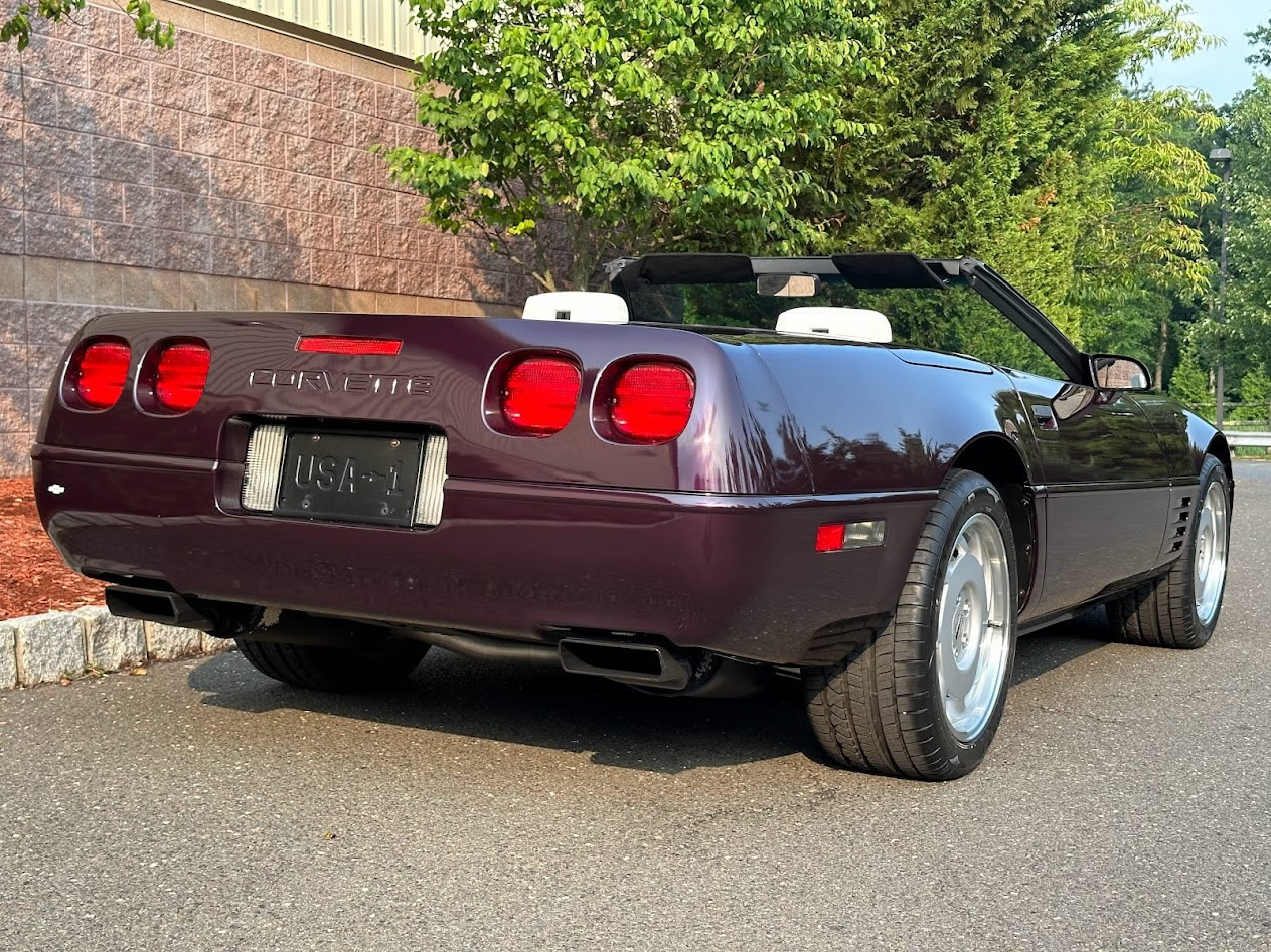 1992 Corvette Convertible in Black Rose Metallic