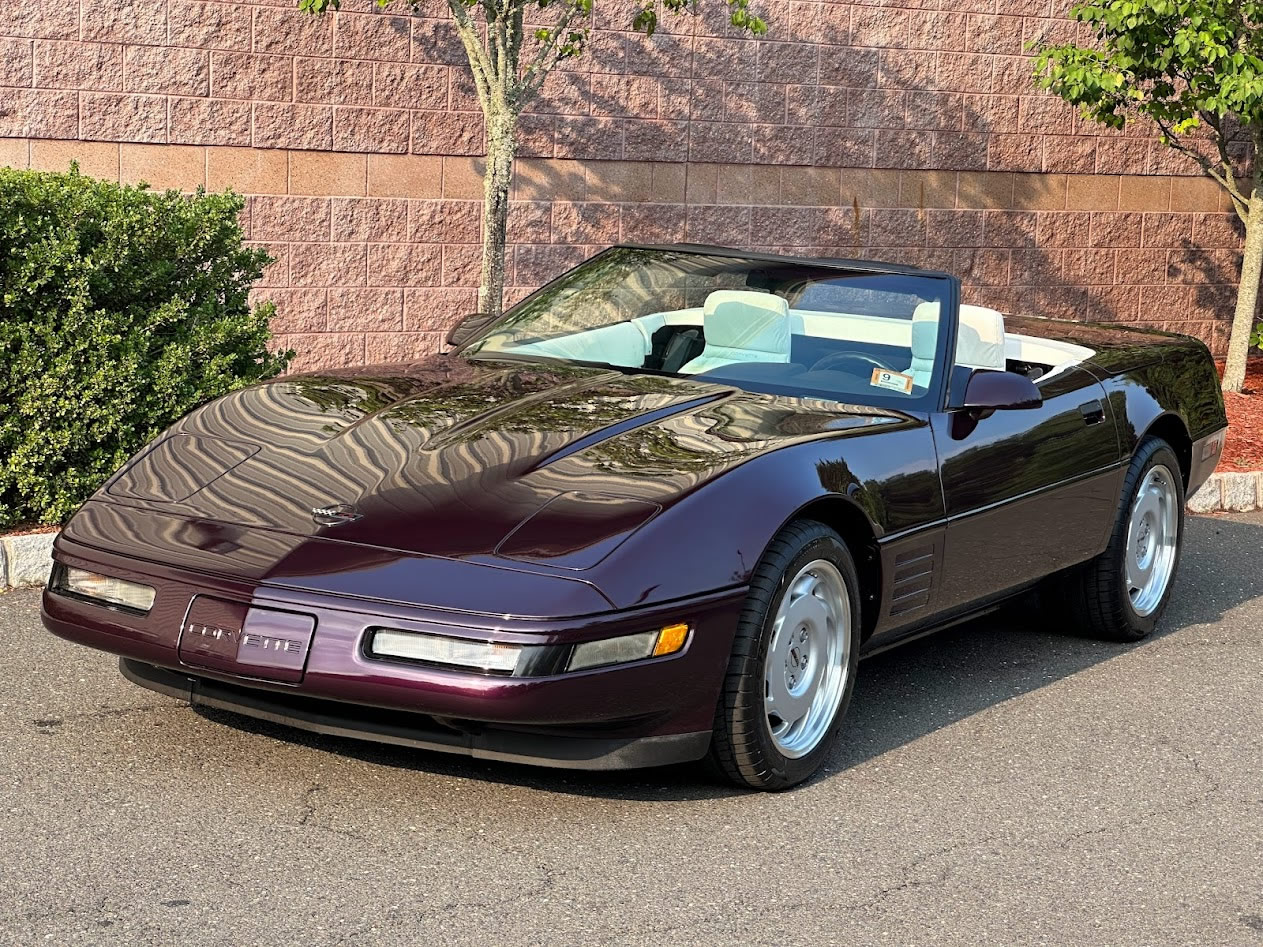 1992 Corvette Convertible in Black Rose Metallic