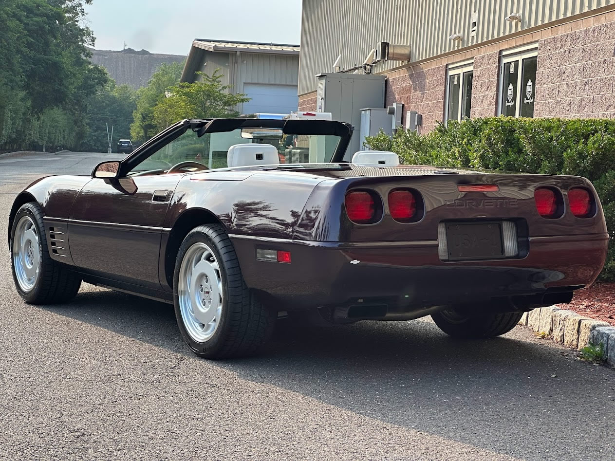 1992 Corvette Convertible in Black Rose Metallic