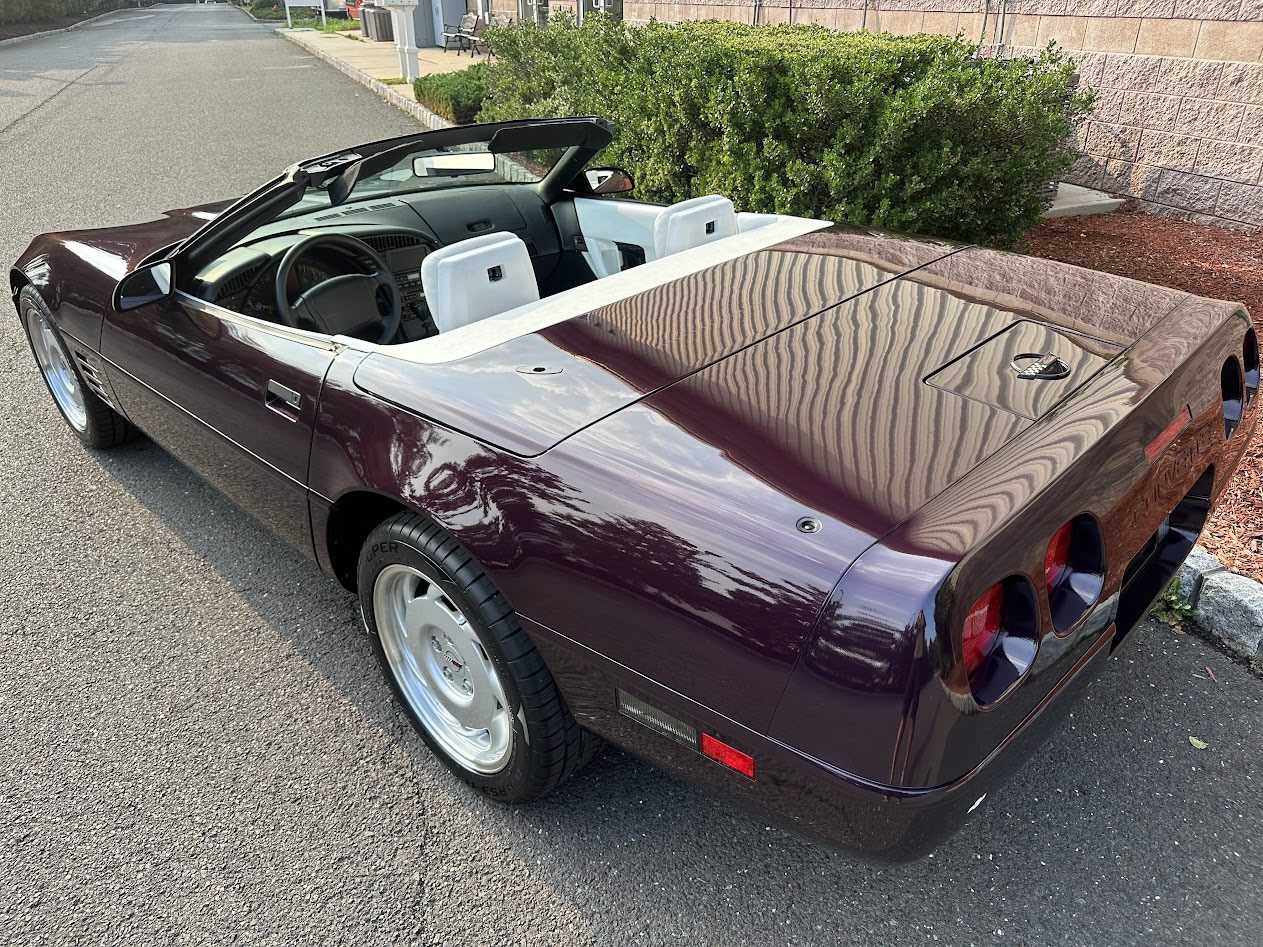 1992 Corvette Convertible in Black Rose Metallic