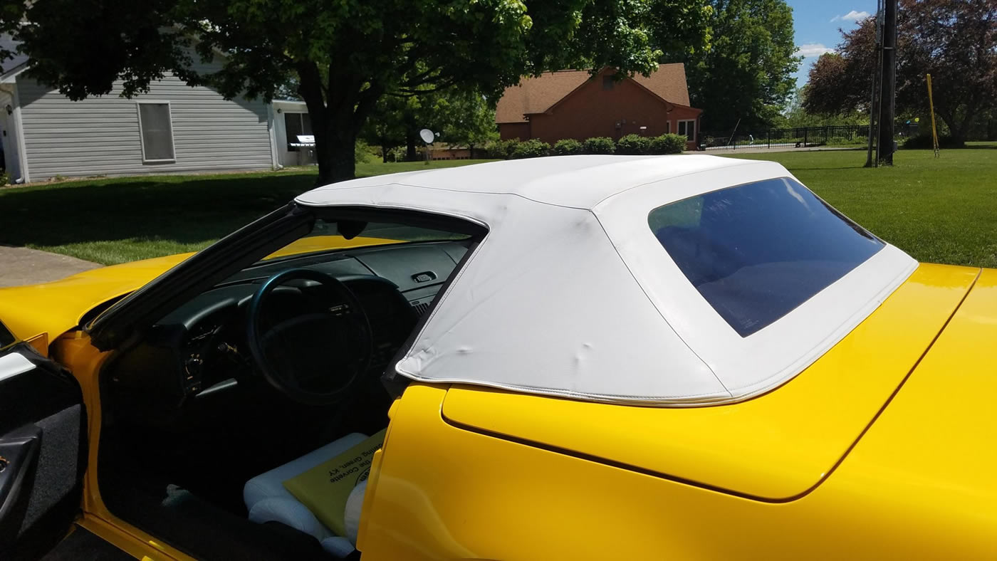 1993 Corvette Convertible in Competition Yellow