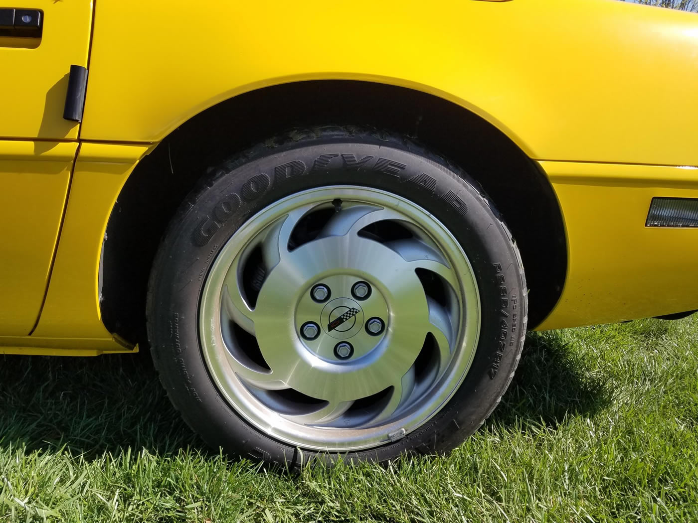 1993 Corvette Convertible in Competition Yellow
