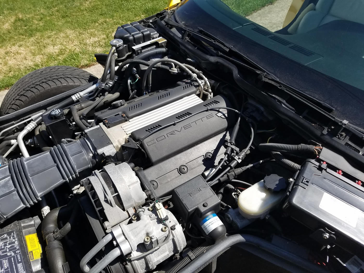 1993 Corvette Convertible in Competition Yellow