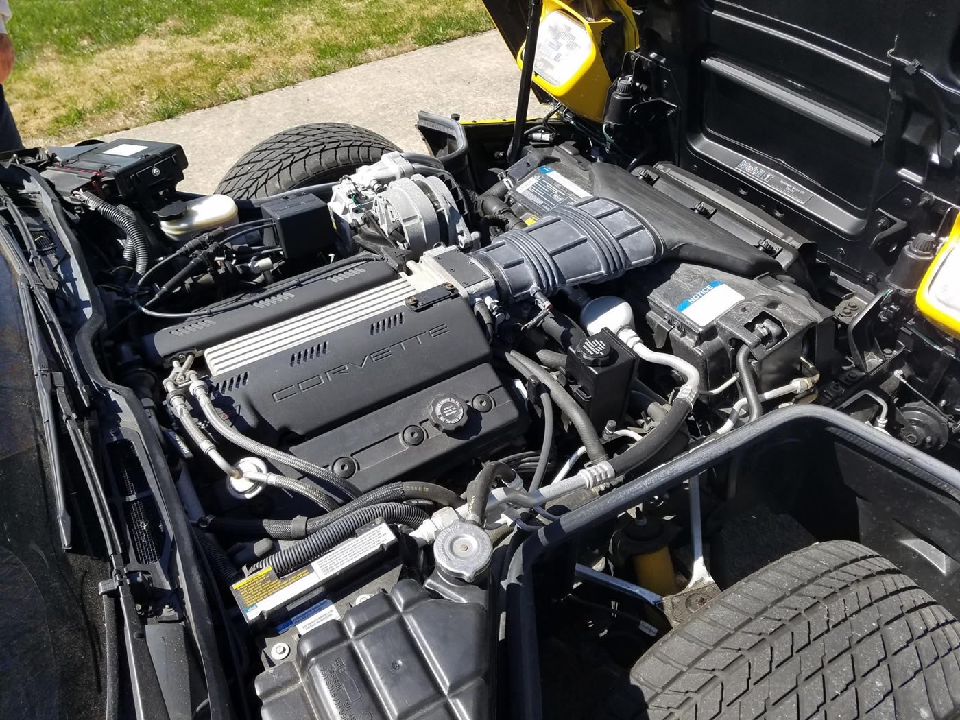 1993 Corvette Convertible in Competition Yellow