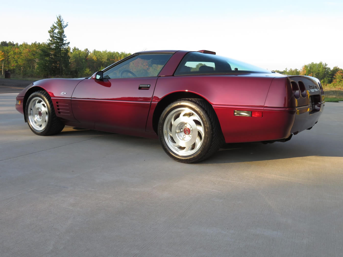 1993 Corvette ZR1 40th Anniversary Edition in Ruby Red Metallic