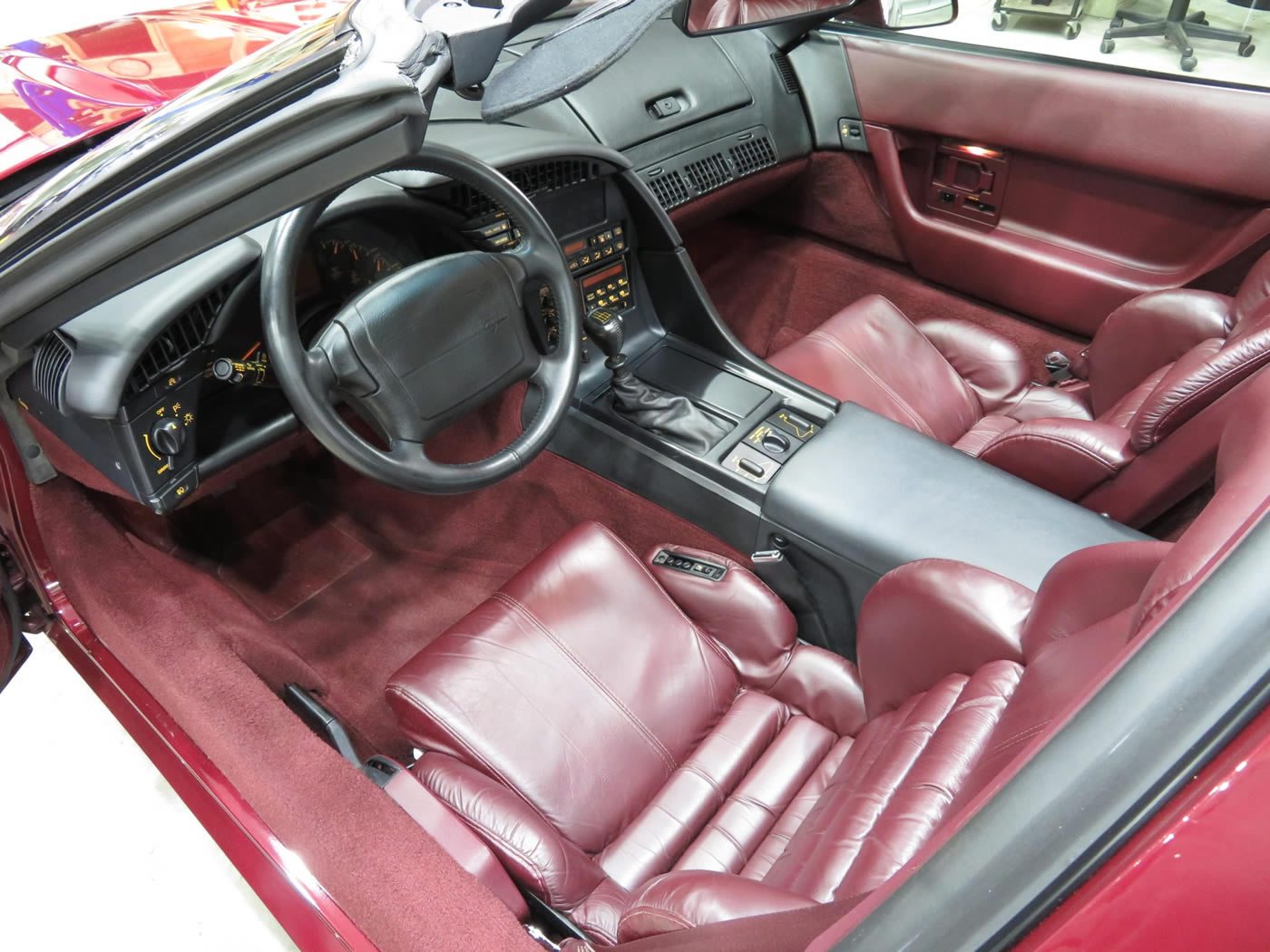 1993 Corvette ZR1 40th Anniversary Edition in Ruby Red Metallic