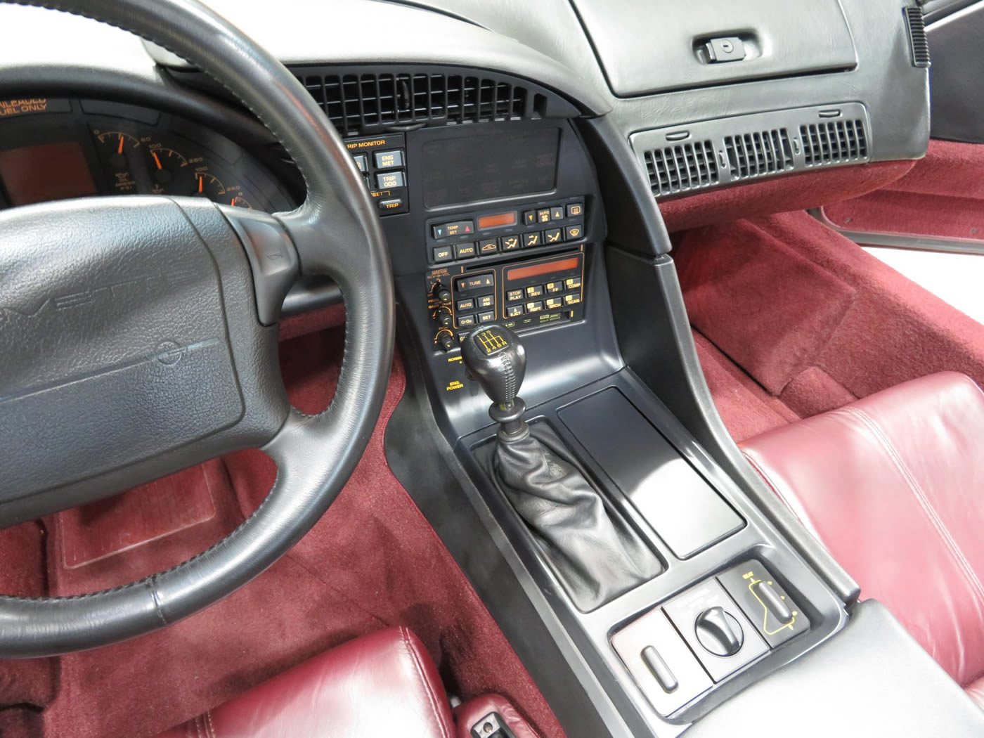 1993 Corvette ZR1 40th Anniversary Edition in Ruby Red Metallic